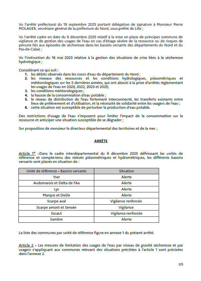 arrêté 2